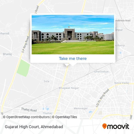 Gujarat High Court map