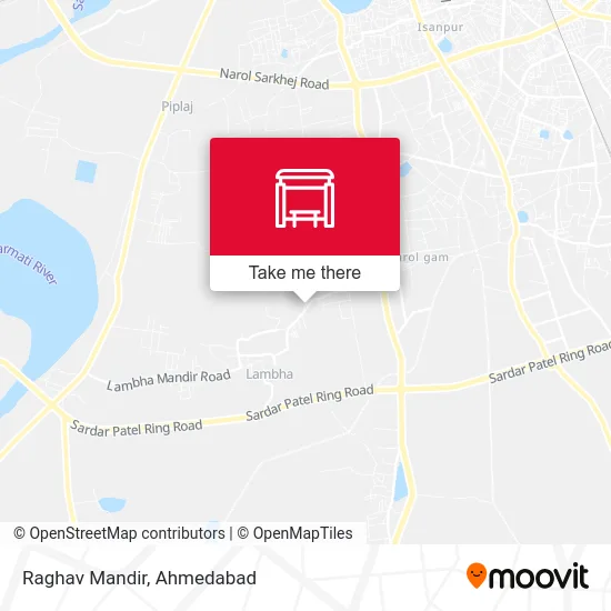 Raghav Mandir map