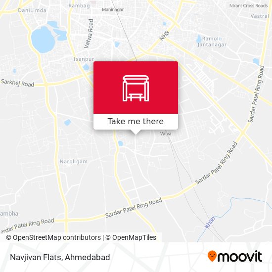 Navjivan Flats map