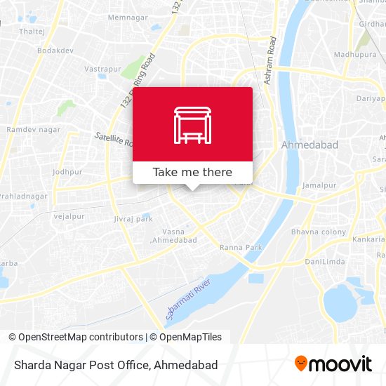 Sharda Nagar Post Office map