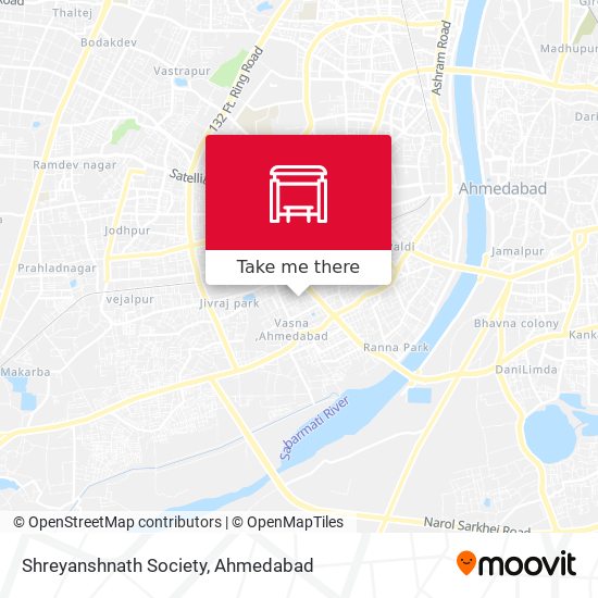 Shreyanshnath Society map