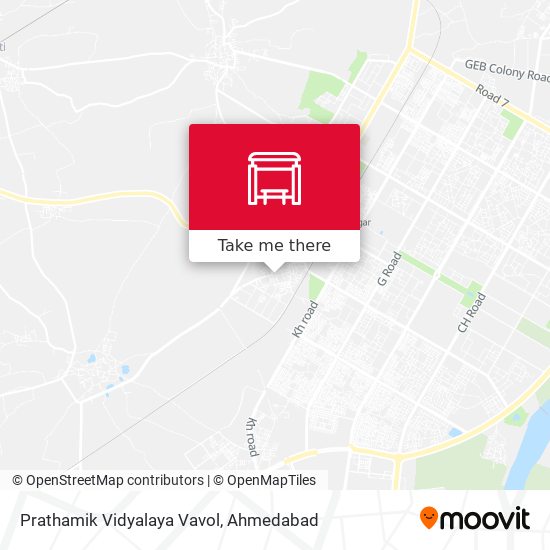 Prathamik Vidyalaya Vavol map