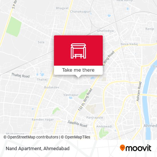 Nand Apartment map