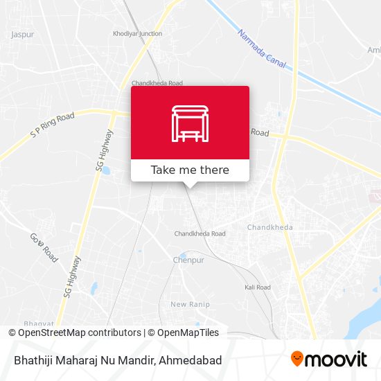 Bhathiji Maharaj Nu Mandir map
