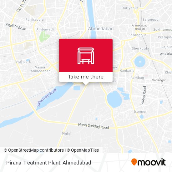 Pirana Treatment Plant map