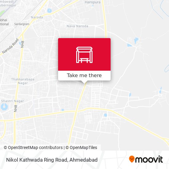 Nikol Kathwada Ring Road map