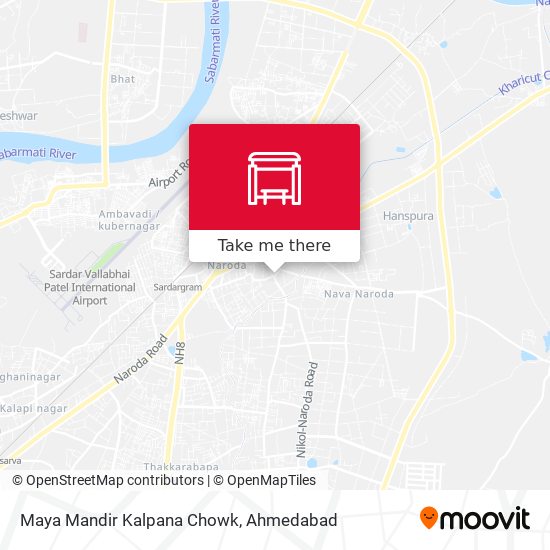 Maya Mandir Kalpana Chowk map