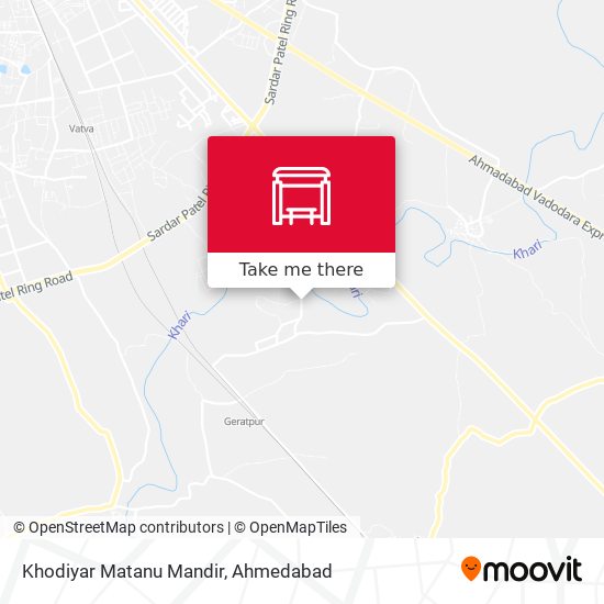 Khodiyar Matanu Mandir map
