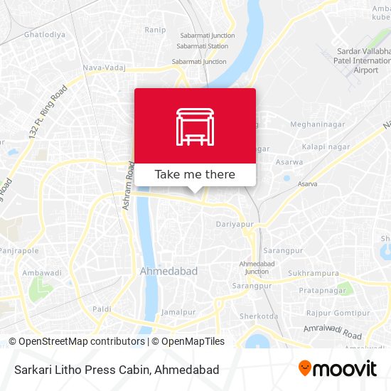 Sarkari Litho Press Cabin map