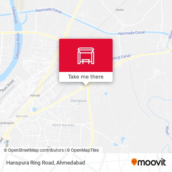 Hanspura Ring Road map