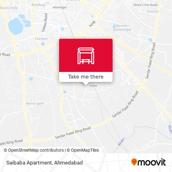 Saibaba Apartment map