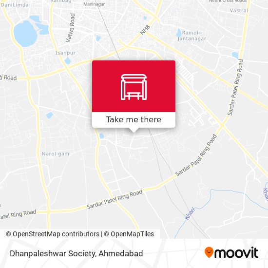 Dhanpaleshwar Society map