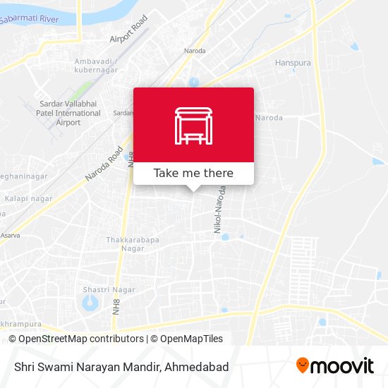 Shri Swami Narayan Mandir map