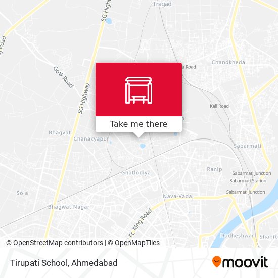 Tirupati School map