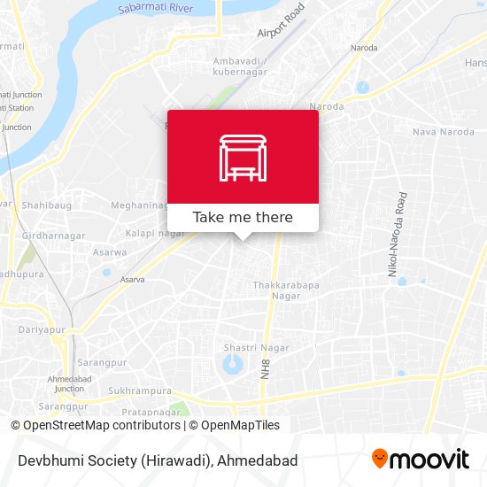 Devbhumi Society (Hirawadi) map