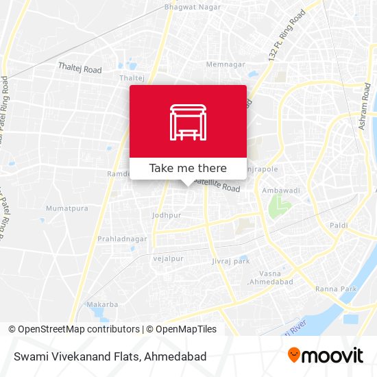 Swami Vivekanand Flats map