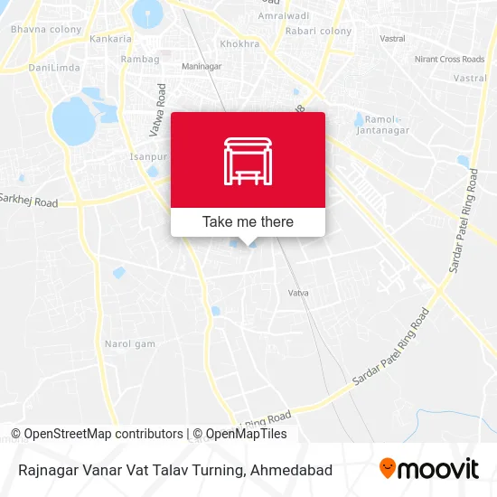 Rajnagar Vanar Vat Talav Turning map