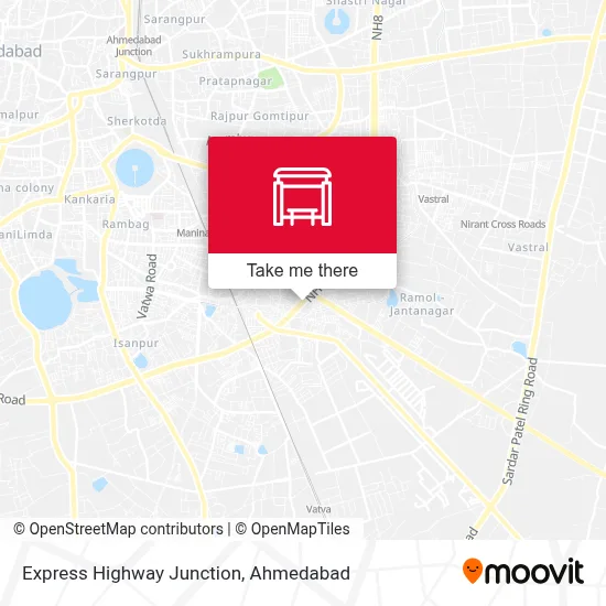 Express Highway Junction map