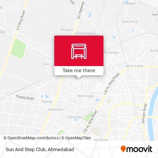 Sun And Step Club map