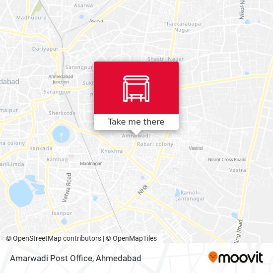Amarwadi Post Office map