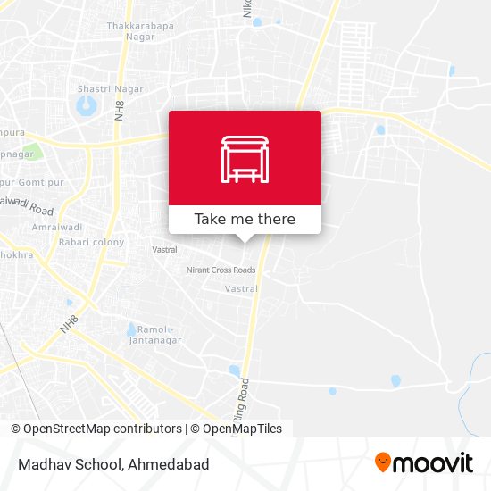 Madhav School map