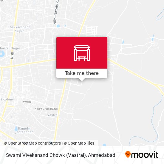 Swami Vivekanand Chowk (Vastral) map