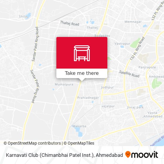 Karnavati Club (Chimanbhai Patel Inst.) map