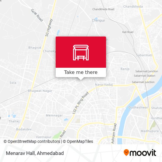 Menarav Hall map