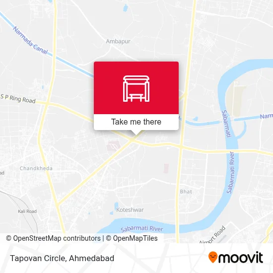 Tapovan Circle map