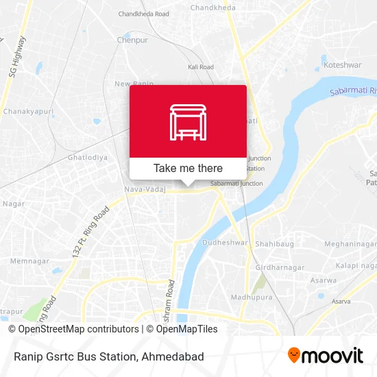 Ranip Gsrtc Bus Station map