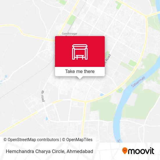 Hemchandra Charya Circle map