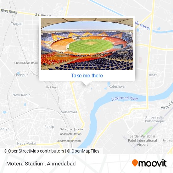 Motera Stadium map