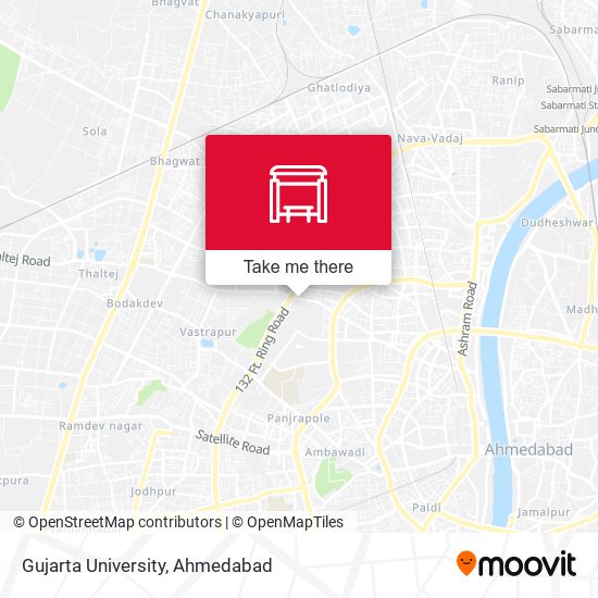 Gujarta University map