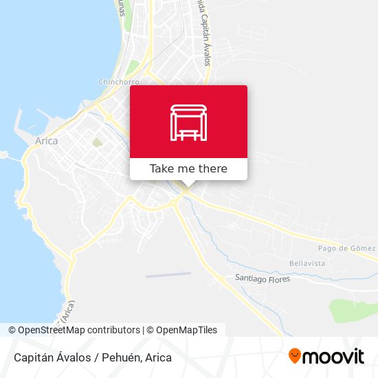 Capitán Ávalos / Pehuén map