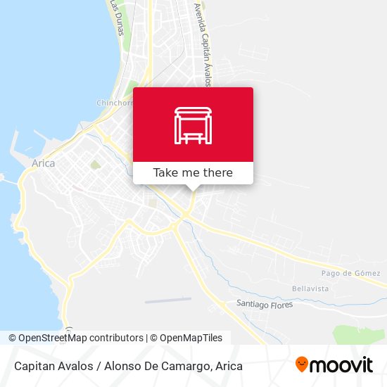Mapa de Capitan Avalos / Alonso De Camargo