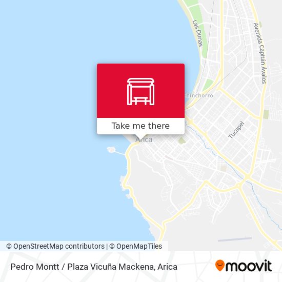 Pedro Montt / Plaza Vicuña Mackena map