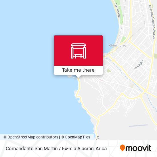 Mapa de Comandante San Martín / Ex-Isla Alacrán