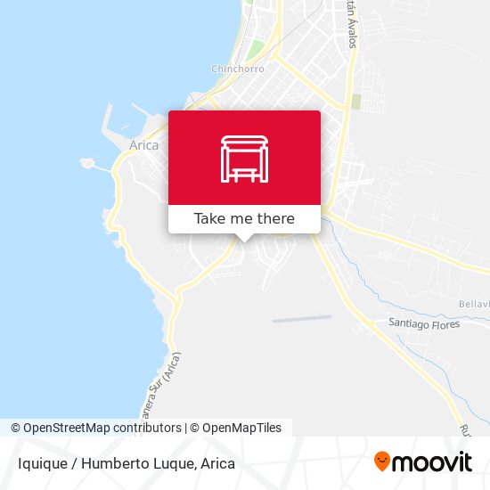 Iquique / Humberto Luque map