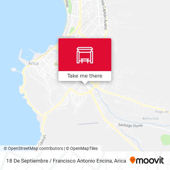 18 De Septiembre / Francisco Antonio Encina map