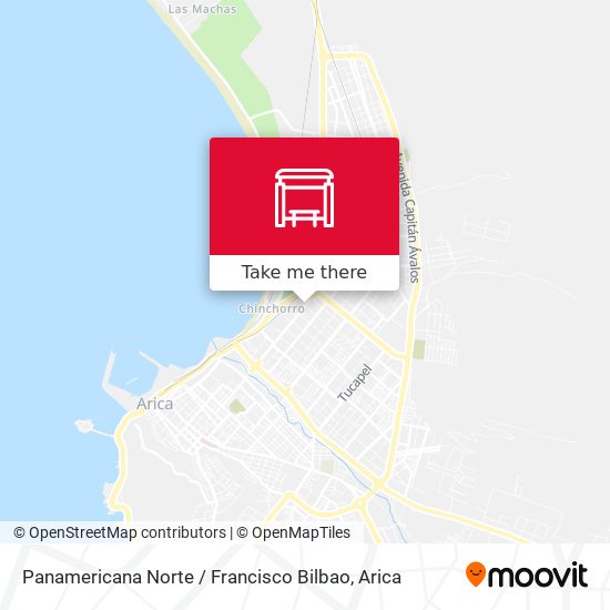 Panamericana Norte / Francisco Bilbao map