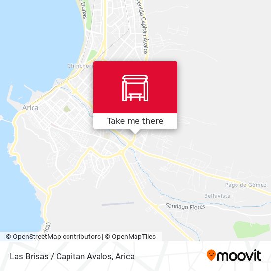 Mapa de Las Brisas / Capitan Avalos