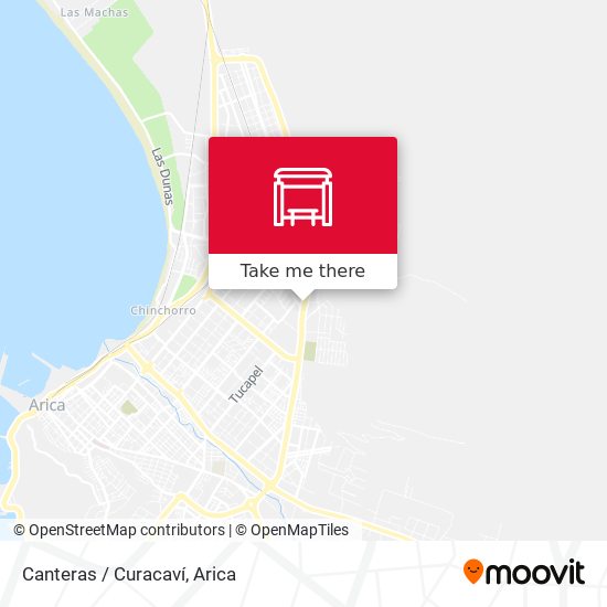 Mapa de Canteras / Curacaví