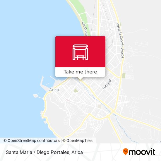 Mapa de Santa Maria / Diego Portales