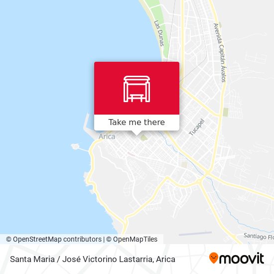 Santa Maria / José Victorino  Lastarria map