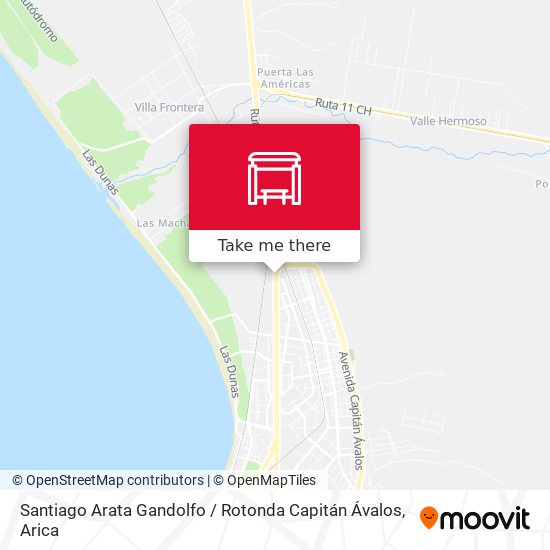Santiago Arata Gandolfo / Rotonda Capitán Ávalos map