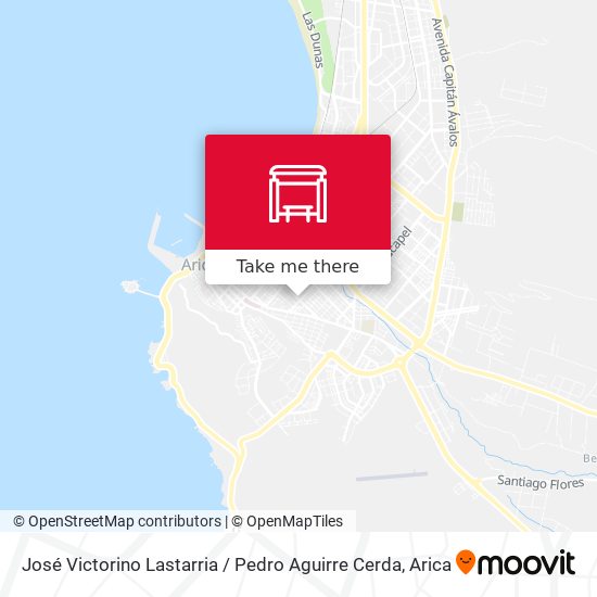 José Victorino Lastarria / Pedro Aguirre Cerda map
