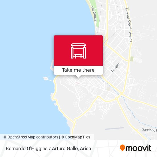 Bernardo O'Higgins / Arturo Gallo map