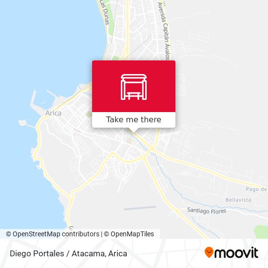 Mapa de Diego Portales / Atacama