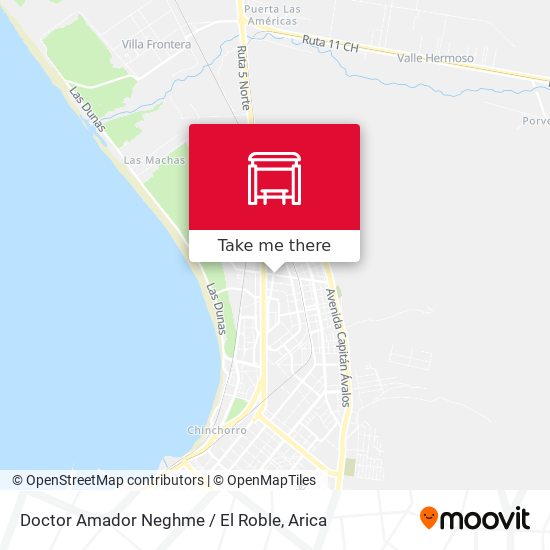 Doctor Amador Neghme / El Roble map
