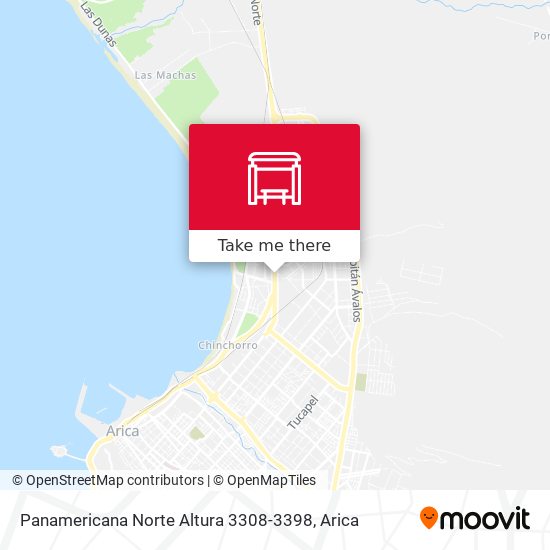 Mapa de Panamericana Norte Altura 3308-3398